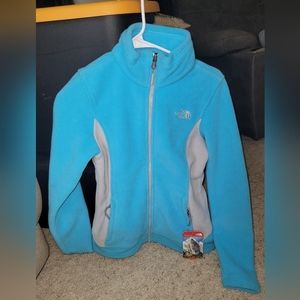 Women's XS W Khumbu North Face fleece jacket, zip-in compatible, NEW